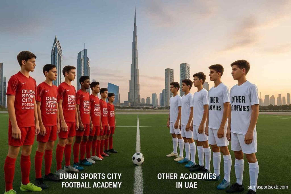 Dubai Sports City Football Academy vs Other Academies in UAE