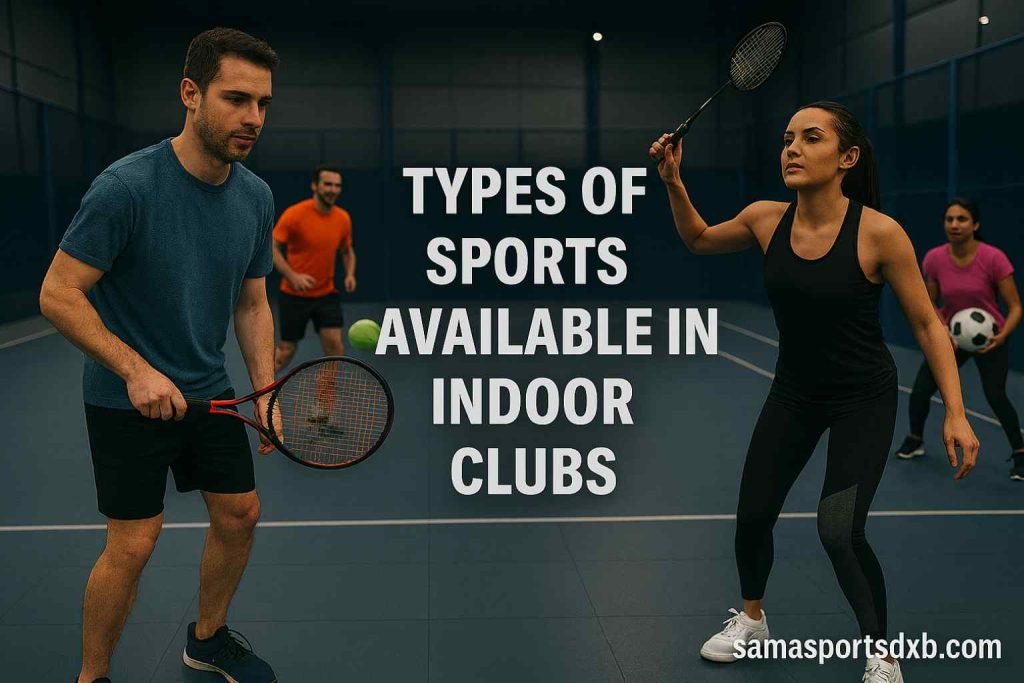 Types of Sports Available in Indoor Clubs